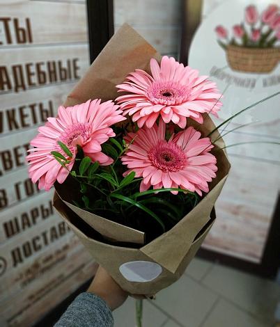 Букет цветов из: Герберы в Северо-Енисейский